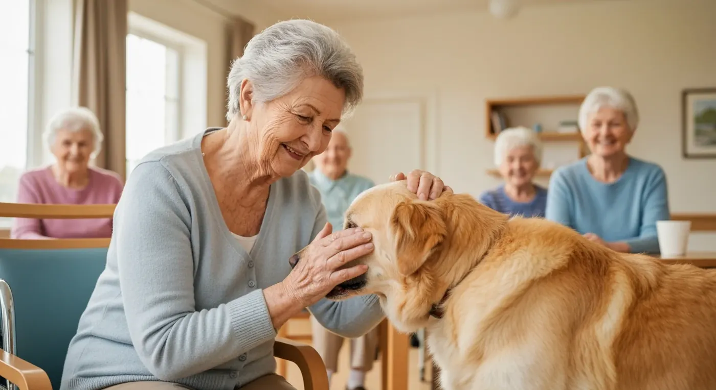 Chien du resident en EHPAD : race, pedigree, sante